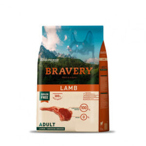 Bravery Lamb Adult Large Medium Breeds 4 KG