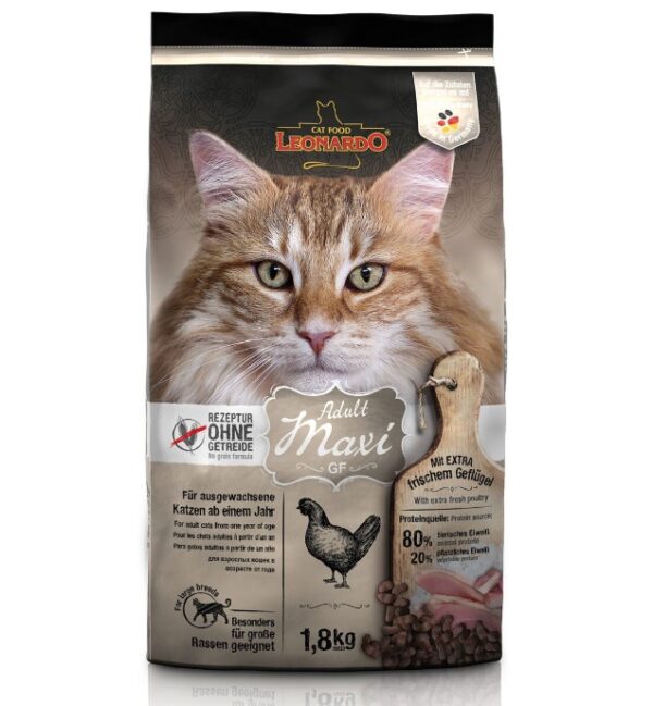 Leonardo Gato Adult Grain Free Maxi 1.8 KG - Imagen 2