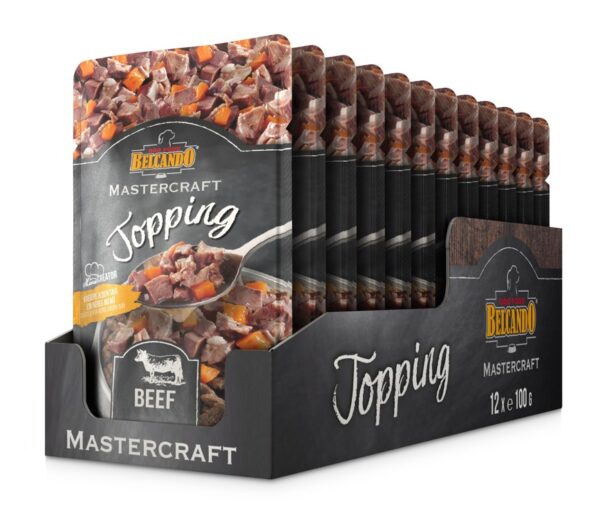Belcando Perro Sachet MasterCraft Topping Ternera 100GR 12 Unidades