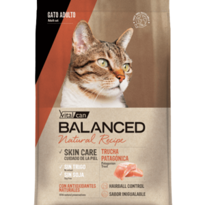 Vitalcan Balanced Natural Recipe Gato Adulto Trucha Patagónica 3 KG