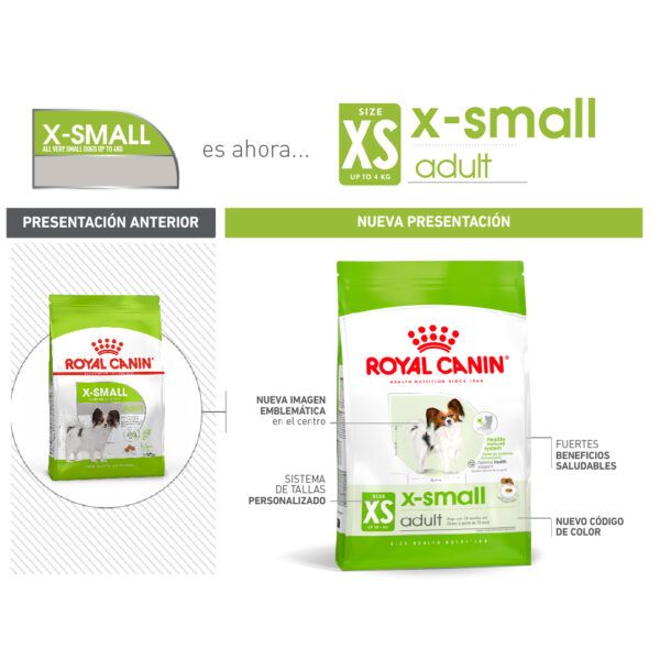 Royal Canin X-Small Adulto 1 KG - Imagen 2