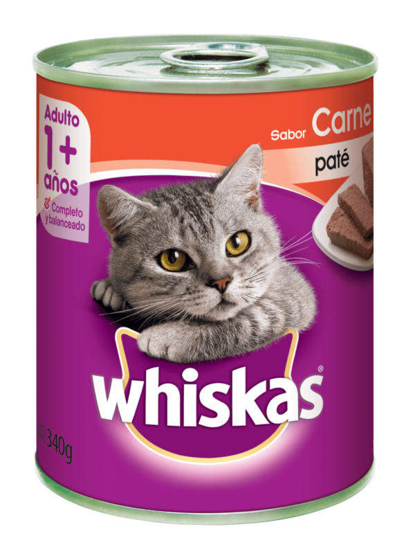 Lata Whiskas Carne Display 24x290 GR - Imagen 2