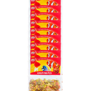 Alimento para Peces Tira 10 Unidades Hojuelas 200 GR