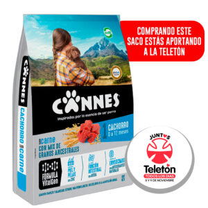 Alimento Perro Cannes Cachorro Carne 8 KG