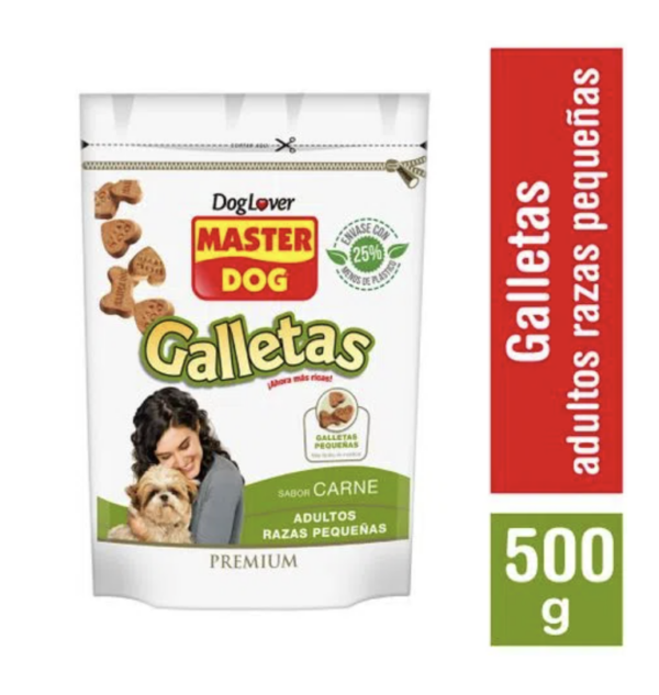 Galletas Master Dog Razas Pequeñas 500 Gr