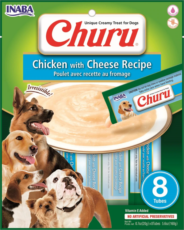 Churu Dog Chicken Cheese Unidad 160 GR