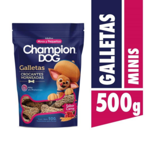 Galletas Champion Dog Adulto Razas Pequeñas 500 Gr