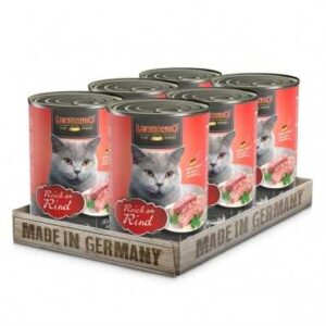 Lata Leonardo Gato Quality Selection Adulto Ternera 400GR x6 Unidades