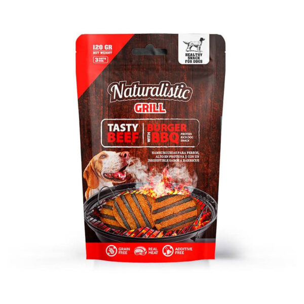Naturalistic Snack Tasty Beef Burger BBQ 220 GR