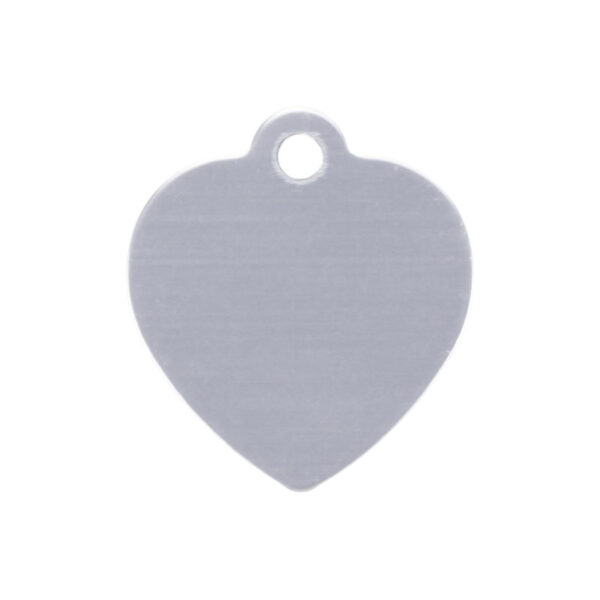 Plaquita / Placa Gris Grande Corazón