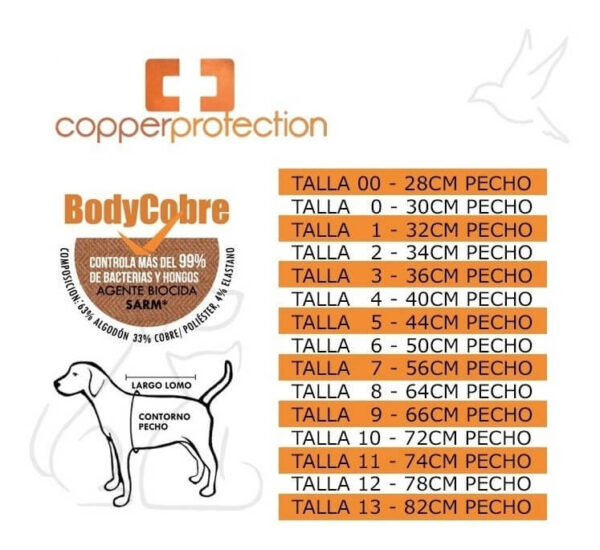 Body Protector de Cobre Talla 9 - Imagen 3