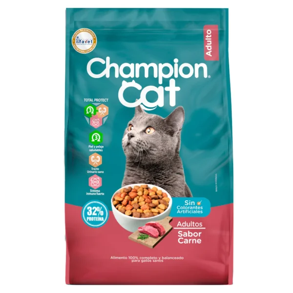 Champion Cat Carne 20 kg - Imagen 3