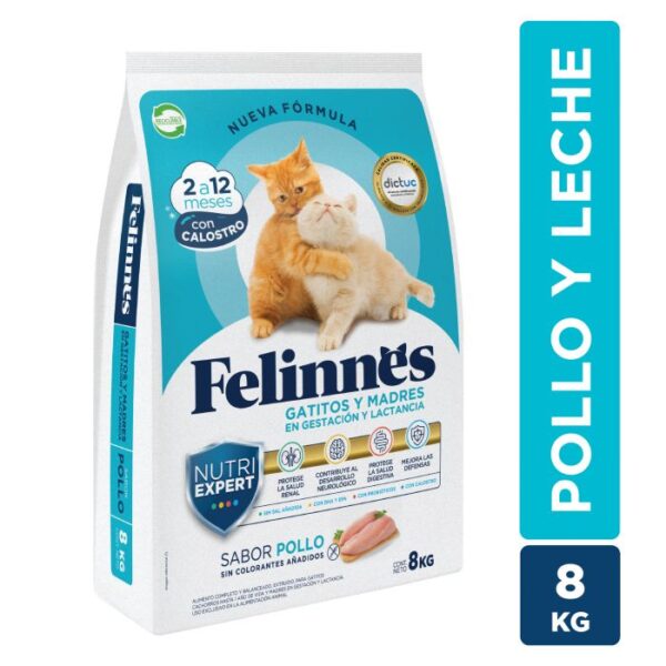 Alimento Felinnes Premium Gatitos 8 KG