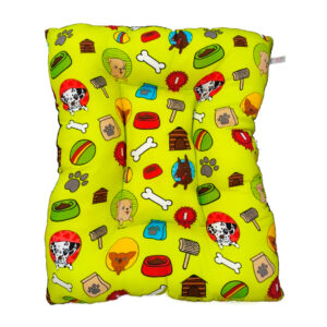 Cama Colchoneta Mascotas Perrito Hueso Cepillo 60 cm