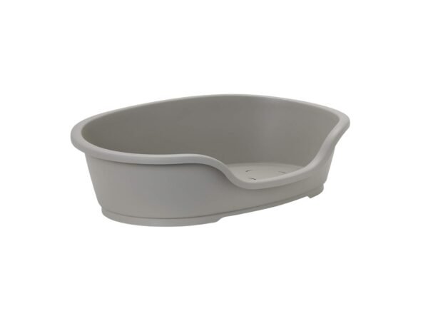 Cama Rígida Mascotas Gris Talla S 49x34 cm (79266)