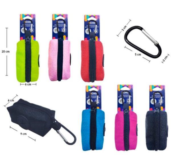 Dispensador Bolsas Colores Surtidos (73854)