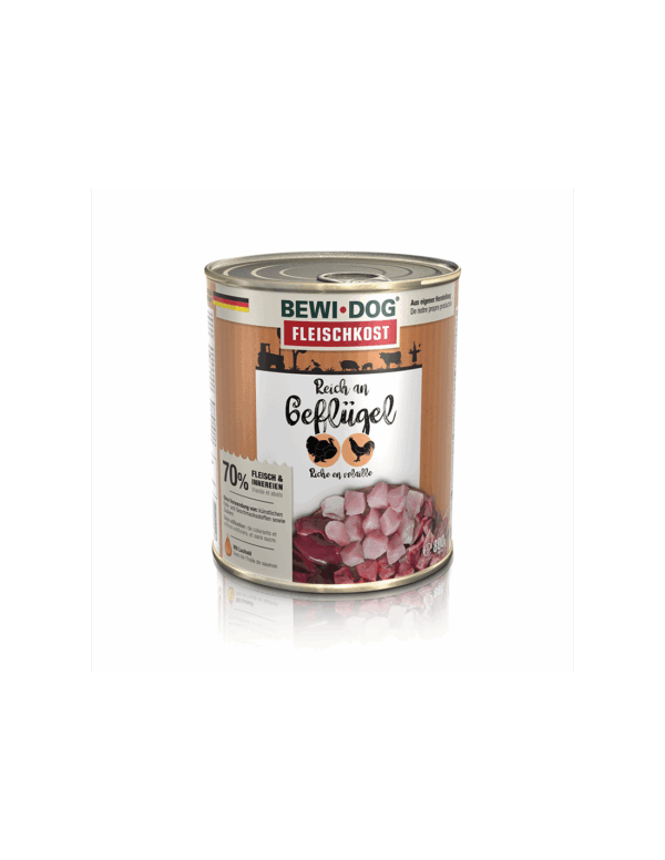 Display Lata BewiDog Rico en Aves 6x800 GR - Imagen 2