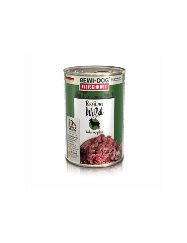 Display Lata BewiDog Rico en Venado 6x400 GR - Imagen 2