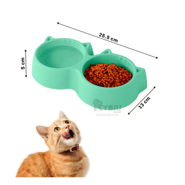 Plato Doble Mascotas Orejitas Colores Surtidos (92730) Unidad - Imagen 2