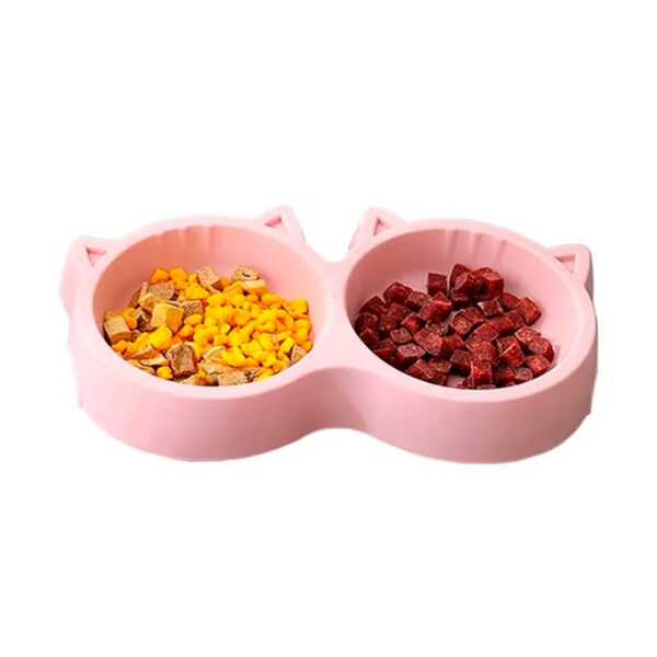 Plato Doble Mascotas Orejitas Colores Surtidos (92730) Unidad - Imagen 3