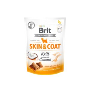 Snack Perro Brit Care Dog Skin & Coat Krill Coconut 150 GR