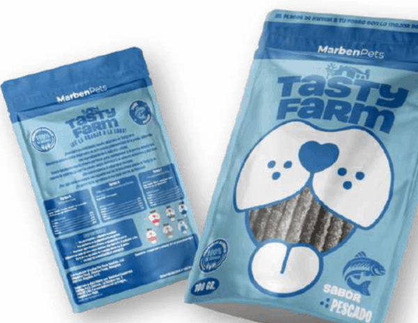 Snack Perro Tasty Farm Palo de Carnaza envuelto en Pescado (TF1062)