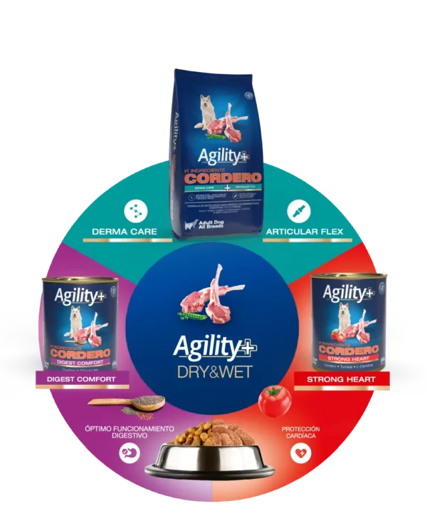 Lata Agility Perro Cordero Strong Heart 340 GR - Imagen 2