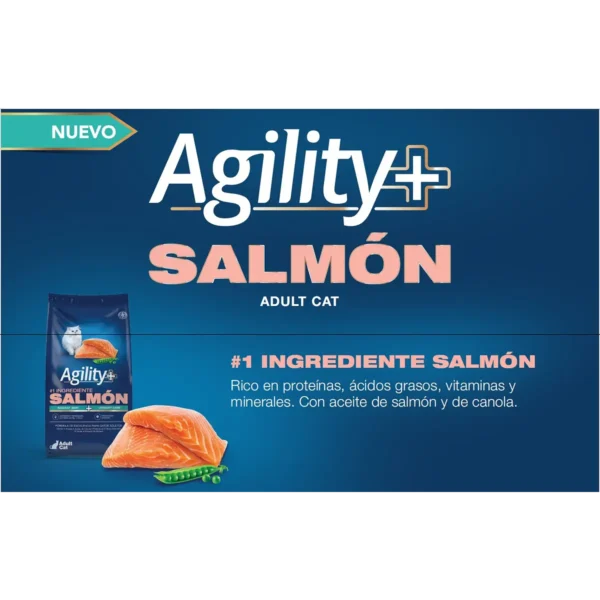 Agility Gato Adulto Salmón 1.5 KG - Imagen 3