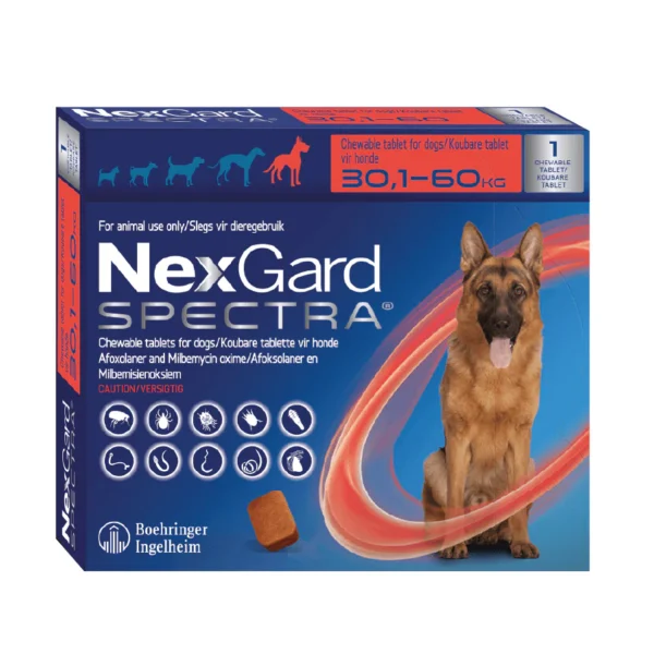 Nexgard Spectra 30.1 A 60 KG 1 Comprimido