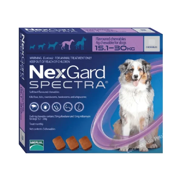 Nexgard Spectra 15.1 A 30 KG 3 Comprimidos