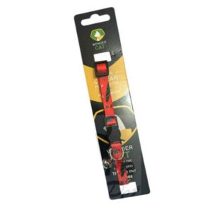 Collar Mascotas Seguro Antiahorque Circulos Rojo (JW-Z2009)
