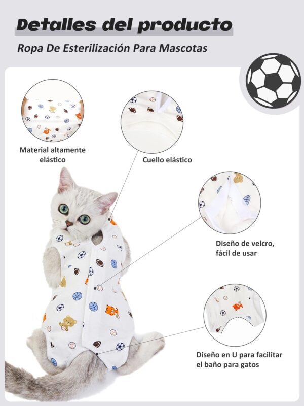 Body para Gatos Talla L (DGA4-L) - Imagen 5