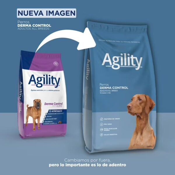 Agility Alimento Perro Adulto Derma Control 15 KG - Imagen 2