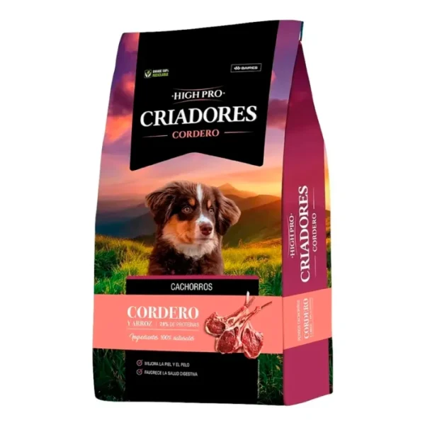 Criadores High Pro Cachorro Cordero 15 KG