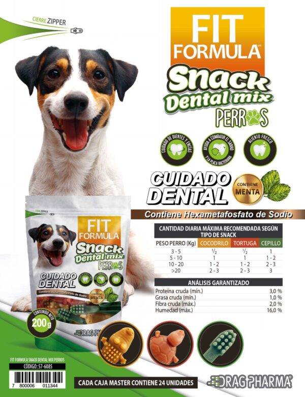 Snack Fit Formula Dental Mix 200 GR - Imagen 3