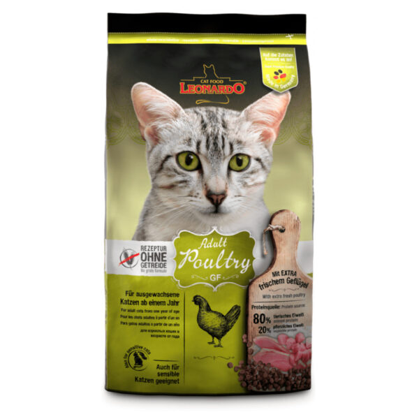 Leonardo Gato Adulto Grain Free Poultry Ave 1.8 KG - Imagen 2