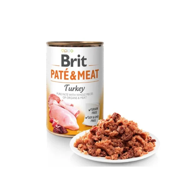 Lata Brit Care Pate & Meat Turkey 400 GR - Imagen 2
