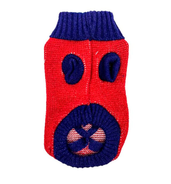 Chaleco Lana Rojo Talla XXL 74705 - Imagen 3