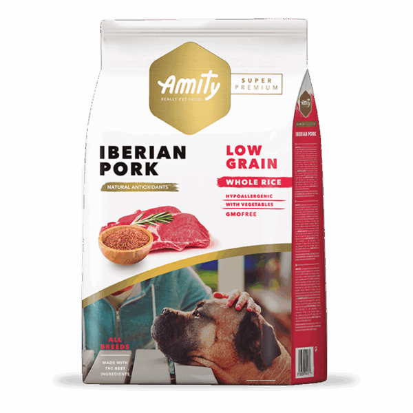 Amity Super Premium Low Grain Iberian Pork Adulto 4 KG