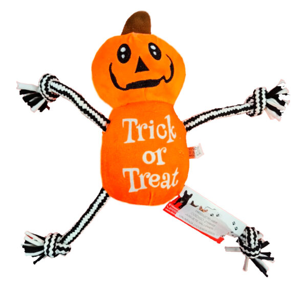 Juguete Peluche Halloween Calabaza Con Cuerdas (65505)