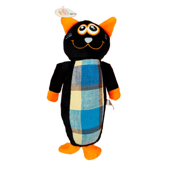 Juguete Peluche Halloween Gato Negro Cuadrilles (65507)