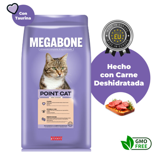 Megabone Premium Cat Point 6x2 KG (12 KG) - Imagen 2