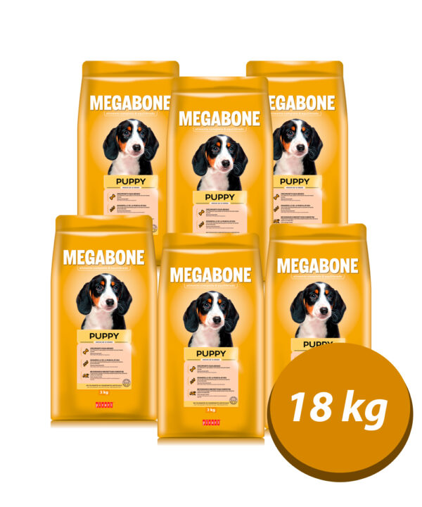 Megabone Dog Puppy Cachorro 6x3 KG (18 KG)